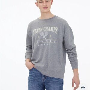 Aeropostale Gray State Champs Crewneck